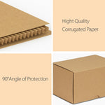 RLAVBL corrugated mailing box self locking assembly