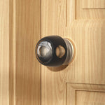 Eudemon door knob safety cover front view clear black