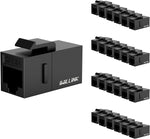 iwillink RJ45 Cat6 Keystone Coupler, Keystone Jack 25-Pack, Red | Female to Female Cat6 Keystone Jack, UTP RJ45 Keystone Coupler Insert, Ethernet Coupler for Cat6/Cat5e/Cat5 - Image 11