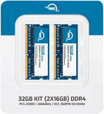 OWC 32GB DDR4 RAM sticks close up shot