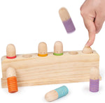 Totatatree wooden pop up puppets set front view