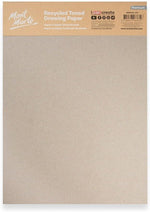 Mont Marte toned drawing pad spine and binding detail