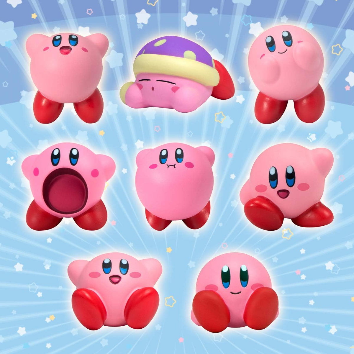 Just Toys Kirby SquishMe Squishy Blind Box Fidget Toy | 8 Kirby designs to collect. 1 random 2.5 inch slow-rise foam squishy per bag. Officially Licensed Kirby product - Image 9