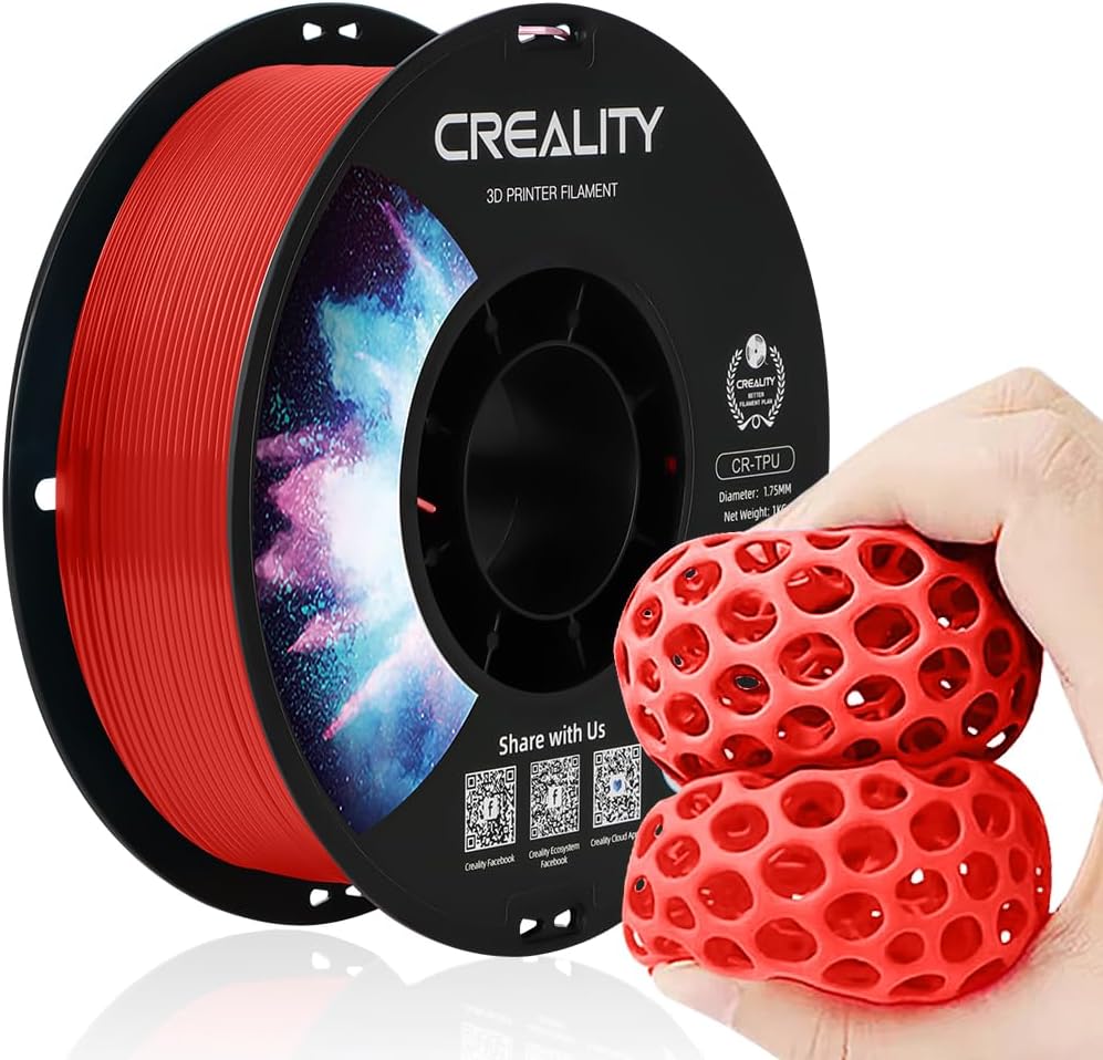 Creality 3D Printer Filament, Rainbow PLA+ Filament 1.75mm, Multicolor 1KG | PLA Plus Strong Toughness Dimensional Accuracy +/- 0.03mm, PLA Pro for Most 3D Printer, (2.2lbs) - Image 14