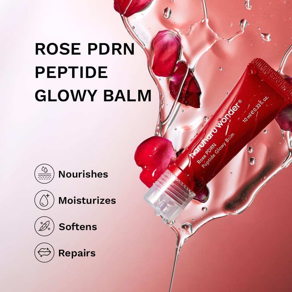Haruharu Wonder Rose PDRN Firming Serum 30ml bottle containing 0.1 Percent Retinal for smoothing fine lines.