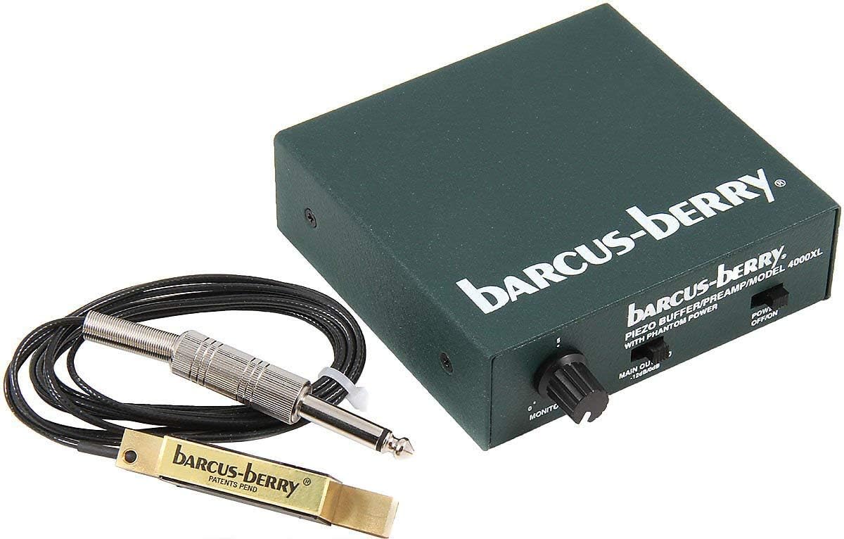 Barcus Berry 4000 grand piano and harp planar wave system front view transducer preamp
