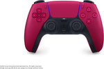 PlayStation DualSense wireless controller cosmic red angled perspective view