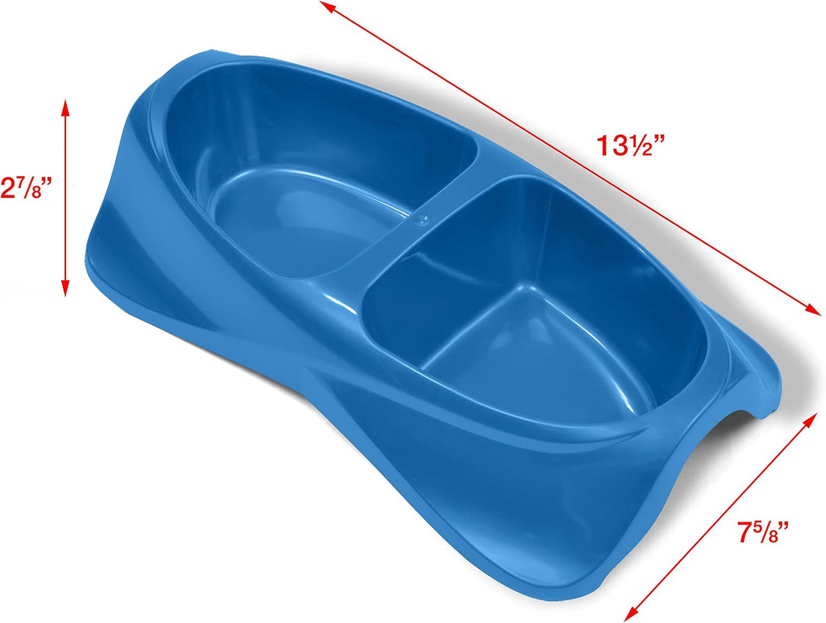 Van Ness double dish side profile and spill resistant edges