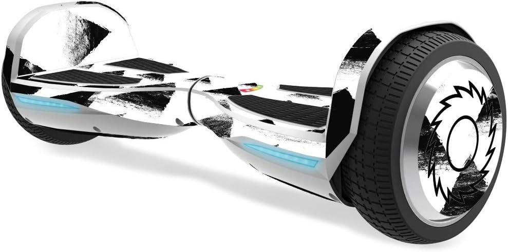 Mighty Skins hoverboard vinyl wrap back view application area