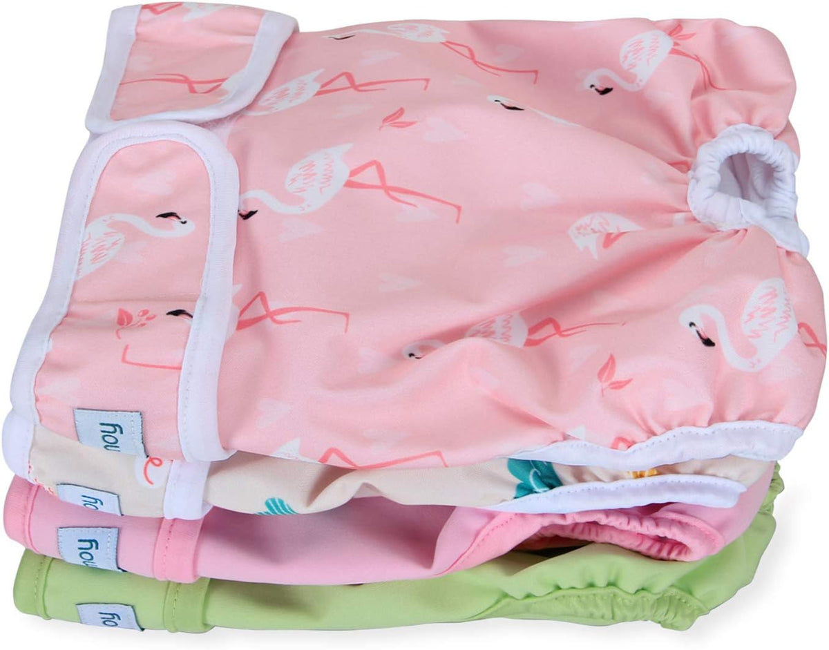 Teamoy Female Dog Diapers, Washable Doggie Period Diaper, 4 Pack, L2 | Washable, for Girl Dog in Period Heat Incontinent, Training & Housebreaking, Super-Absorbent and Comfortable - Image 12