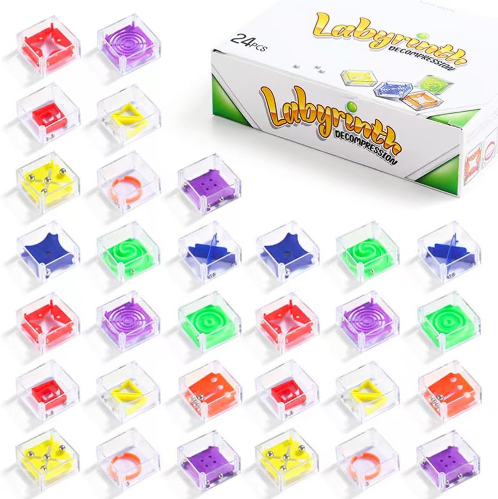 Fnqiank 24 pieces balance IQ maze game set front view