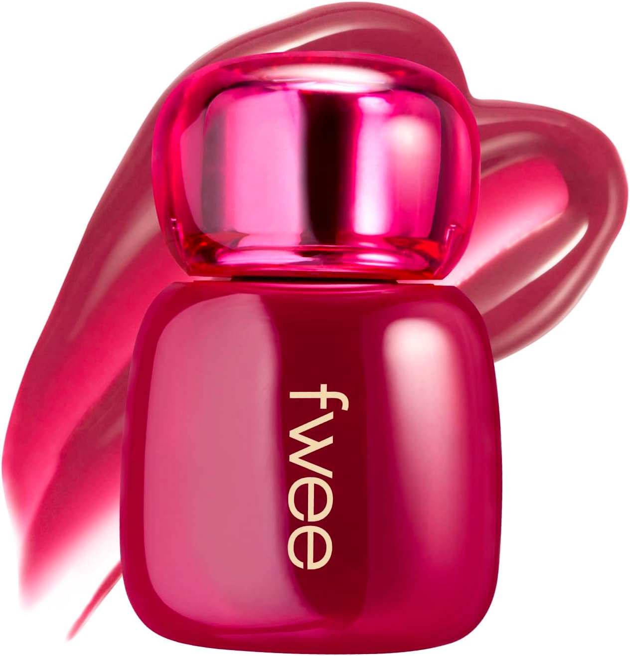 Fwee 3D Voluming Tint 10 Cherry Dip front view premium Korean lip gloss