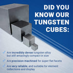 Midwest Tungsten Service tungsten cube on office desk setup
