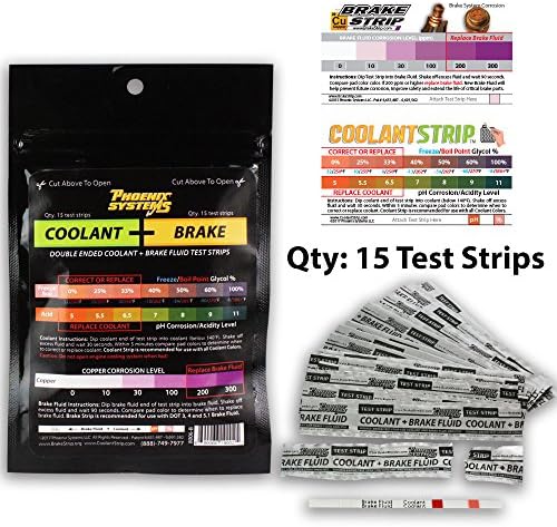 Foil wrapped automotive fluid diagnostic strips for copper corrosion testing