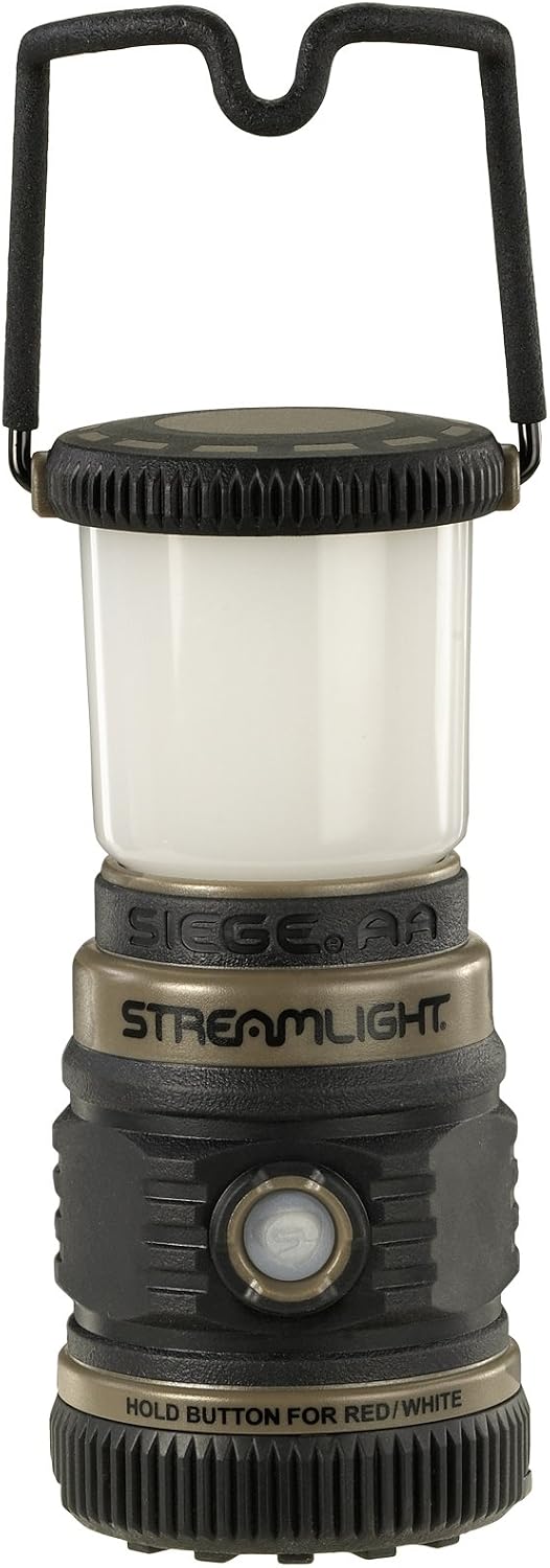 Streamlight Siege LED lantern showing red light mode
