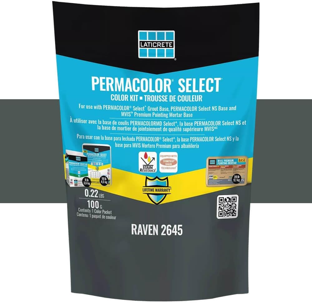 Permacolor Select Grout Color Kit Mocha dry pigment packet