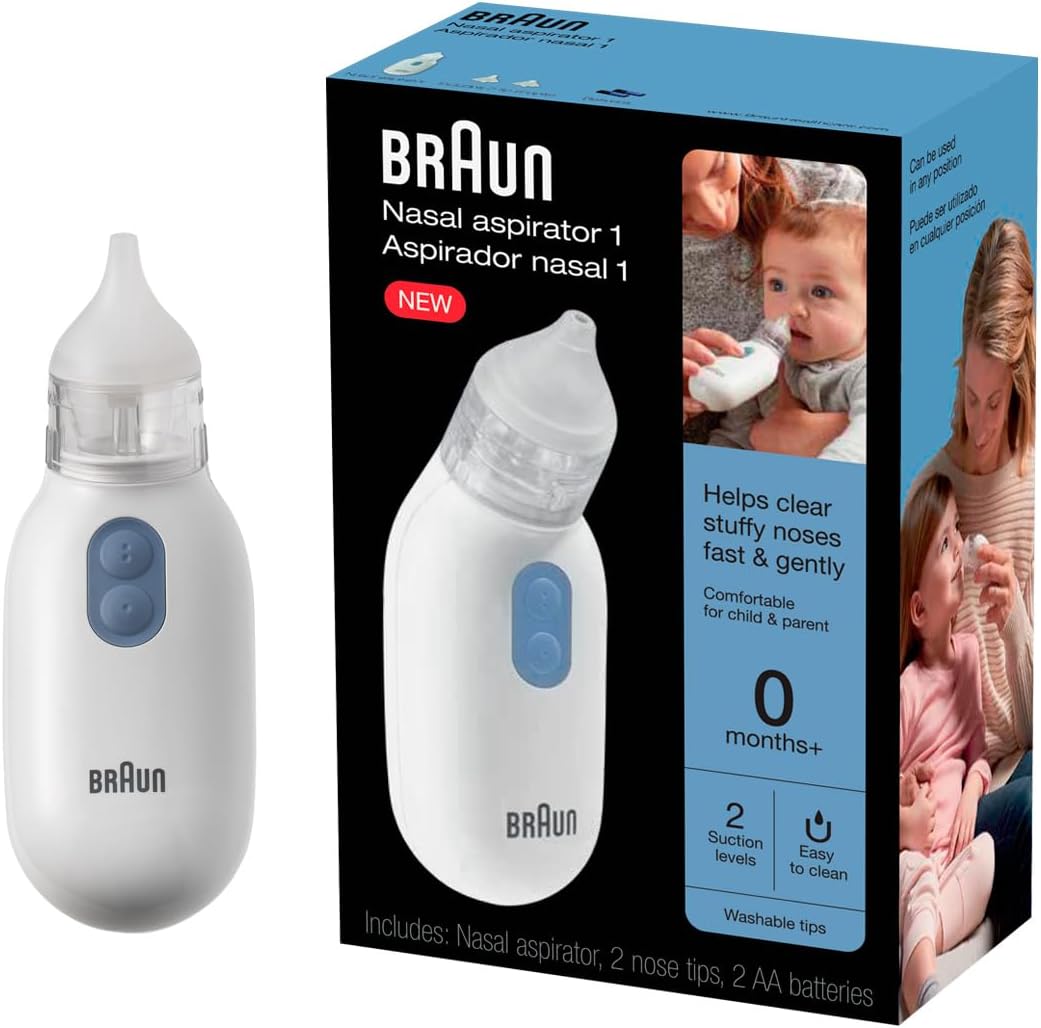Braun electric nasal aspirator device front view
