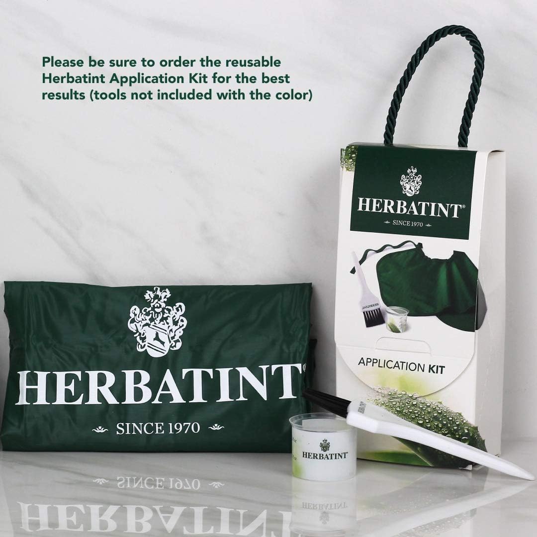 Herbatint permanent hair color full kit layout