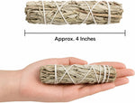 Tomoko sweetgrass and white sage braided stick