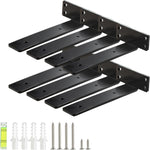 Complete package of HEART ART shelf brackets