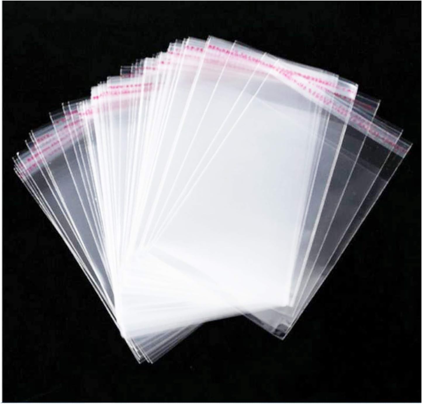 JOSDIOX self sealing cellophane bags front view pack of 100