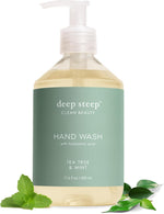 Deep Steep Tea Tree Mint Liquid Hand Wash front bottle view