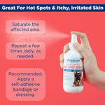 Vetericyn non toxic hot spot spray for puppy skin irritation
