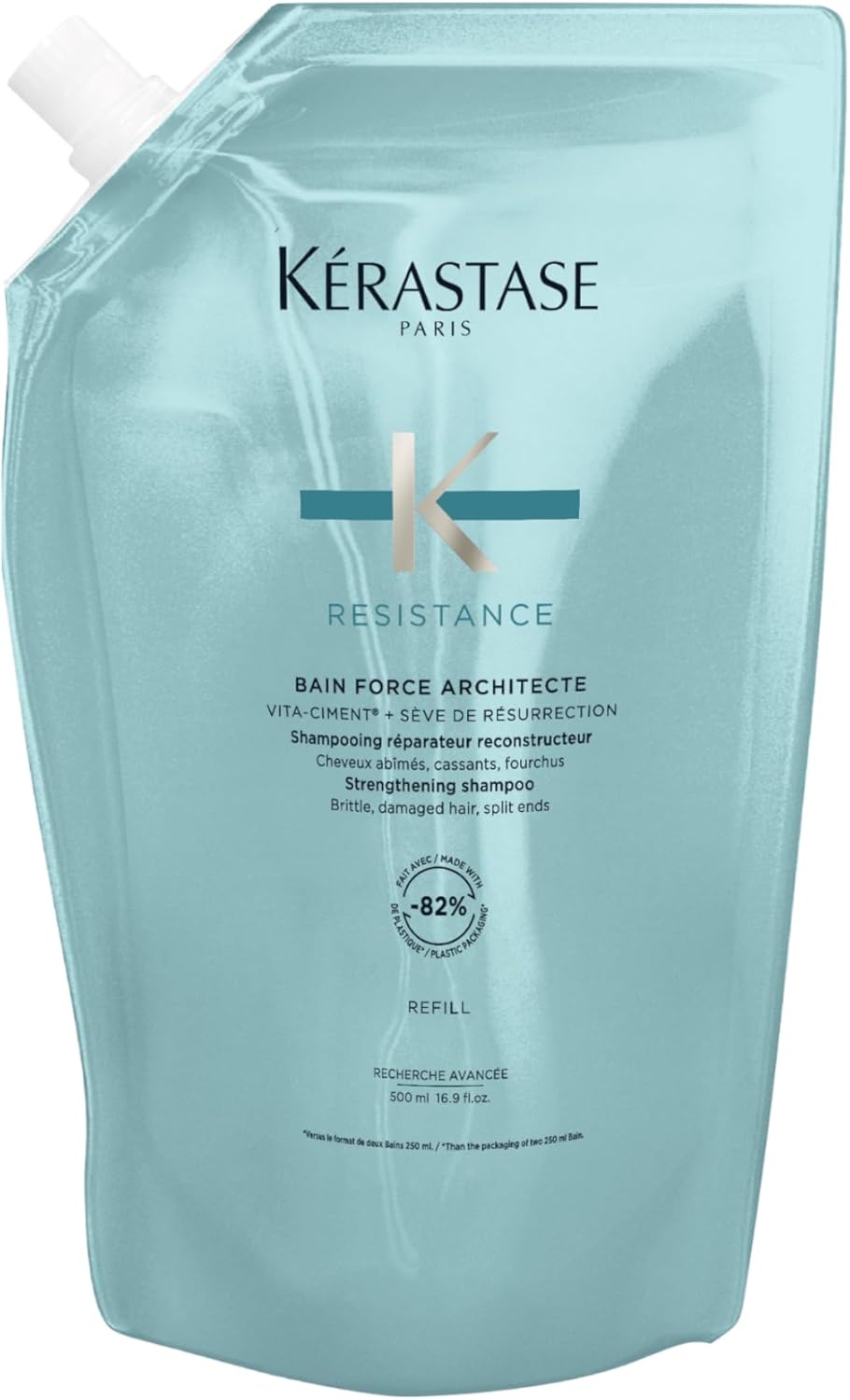 Kérastase Resistance Bain Force Architecte shampoo bottle with cap