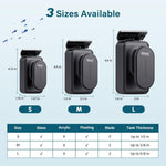 Hygger floating aquarium brush package content including the plastic blade option for delicate cleaning.