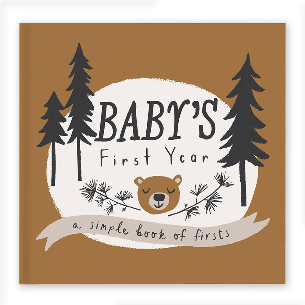 Lucy Darling Little Camper Baby Memory Book front cover