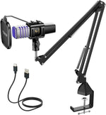TONOR Podcast Microphone, USB Computer Mic, Cardioid Condenser PC Micro with Tripod Stand and Pop Filter for Podcasting, Streaming, Vocal Recording, PC & Laptop, 180 cm/70inch Cable, TC777 Pro - Image 13