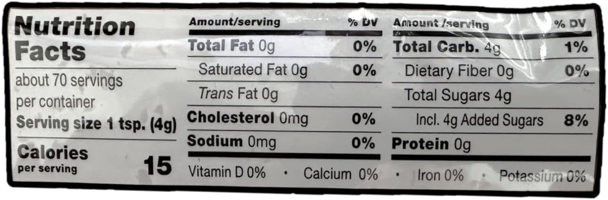Two ten ounce bags of imported salted caramel sugar pieces for ice cream topping