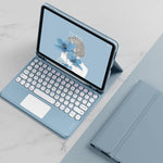 AnMengXinLing Galaxy Tab keyboard case packaging and included accessories overview