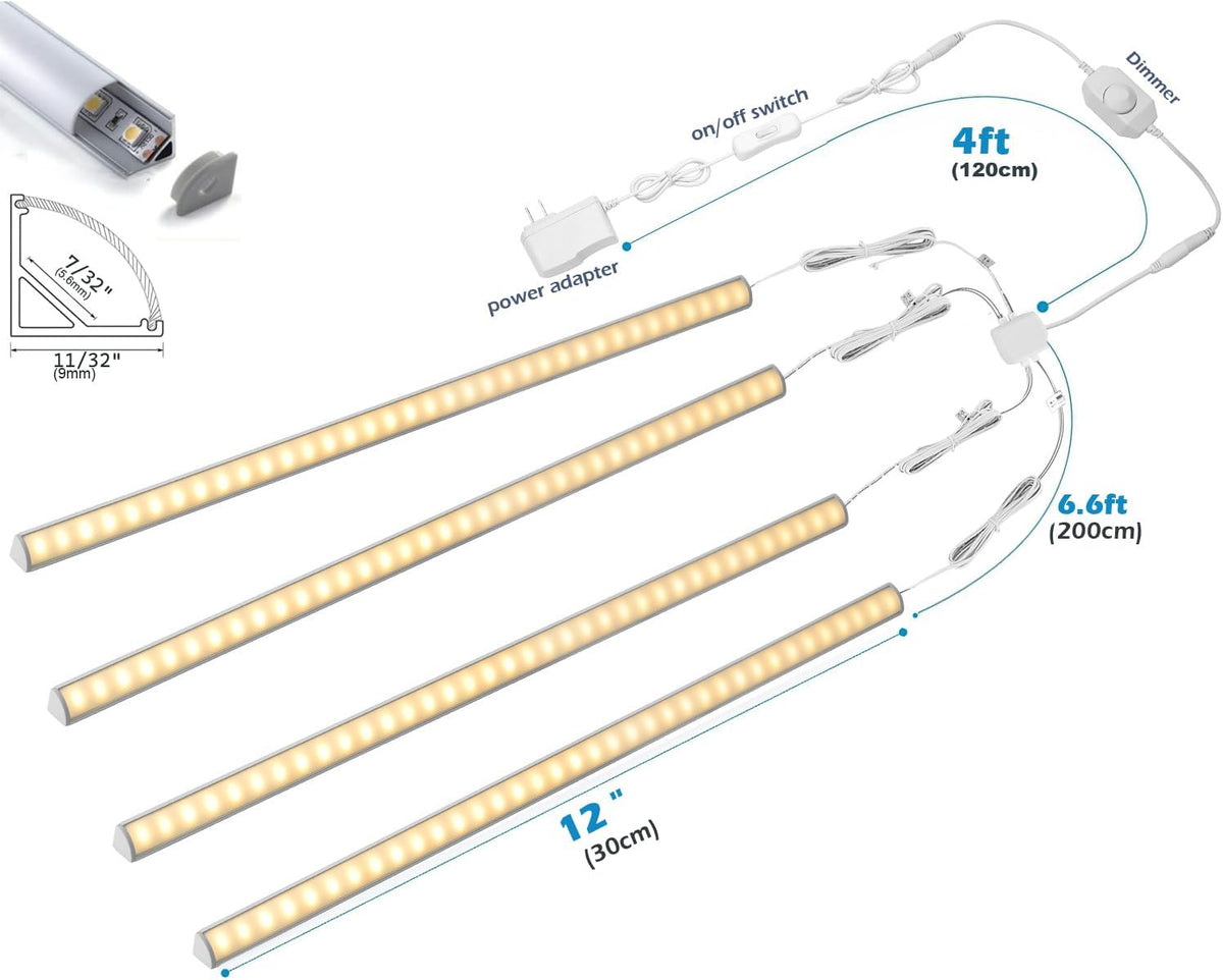 Close-up of Cefrank 12-inch LED light bar profile and finish