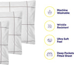 Sweet Home Collection 1500 supreme collection flat sheet texture