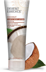 Desert Essence Hand and Body Lotion lifestyle packaging view