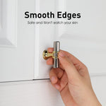 Leulan cupboard knob close-up showing zinc alloy base