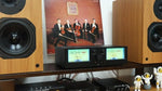 Douk Audio VU3 PRO analog DB panel display dynamically responding to home theater audio signals