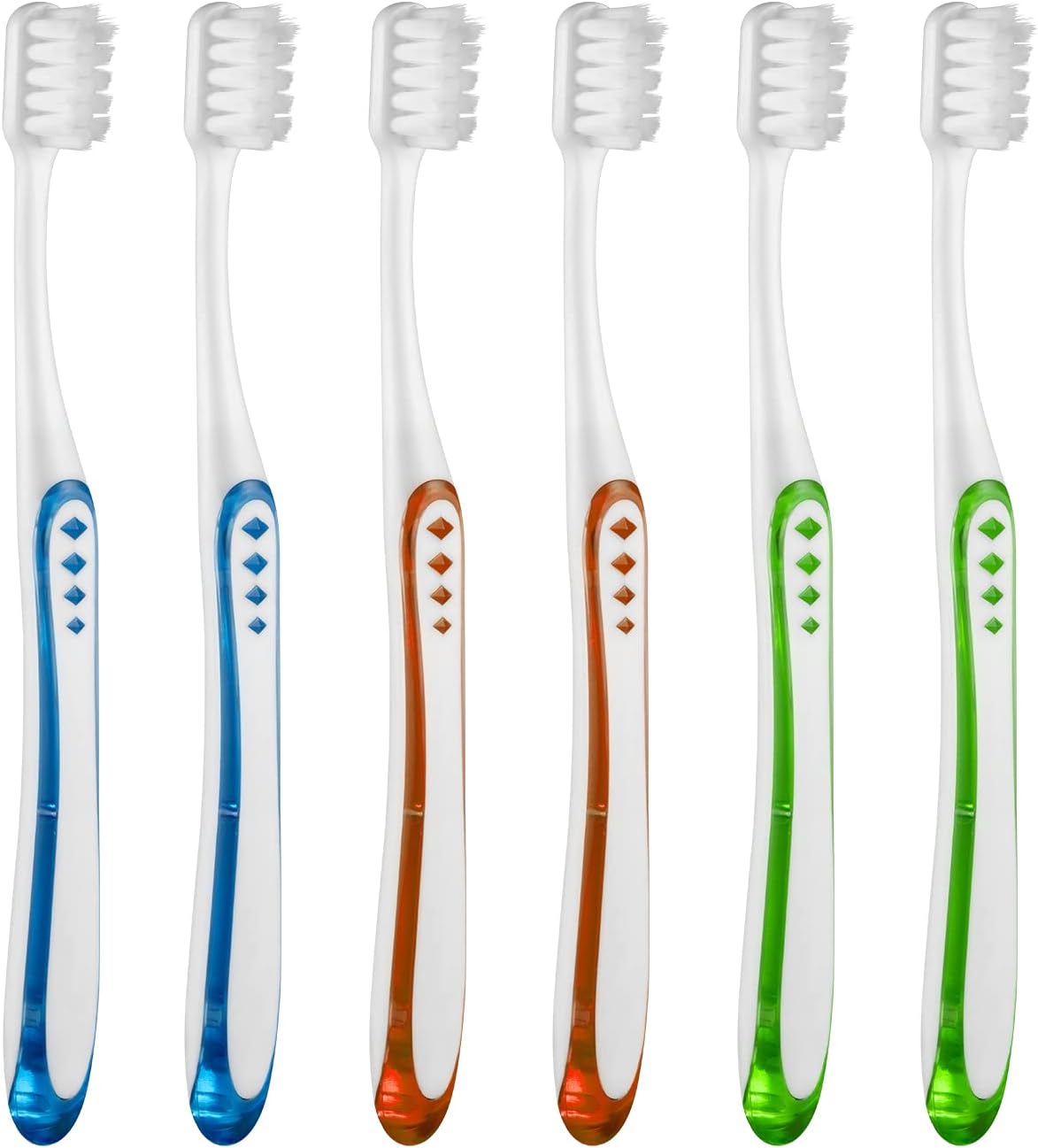 Extra Soft Toothbrushes for Adults, with 10000 Micro Nano Bristles, for Sensitive Teeth and Gum Recession (Compact Head, 6 Count) - Image 1