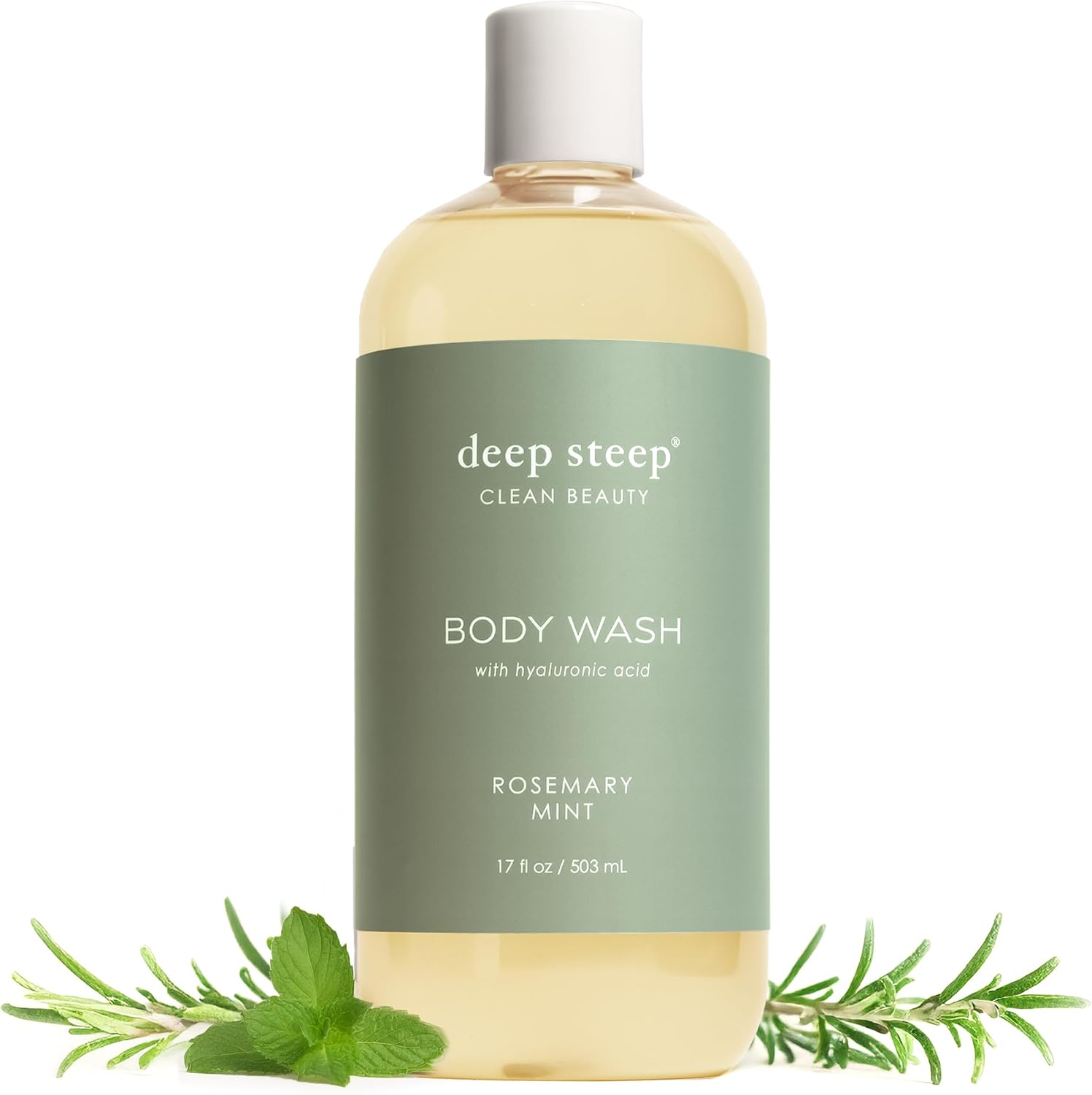 Deep Steep body wash front view bottle package