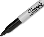 Sharpie permanent marker point detail close up