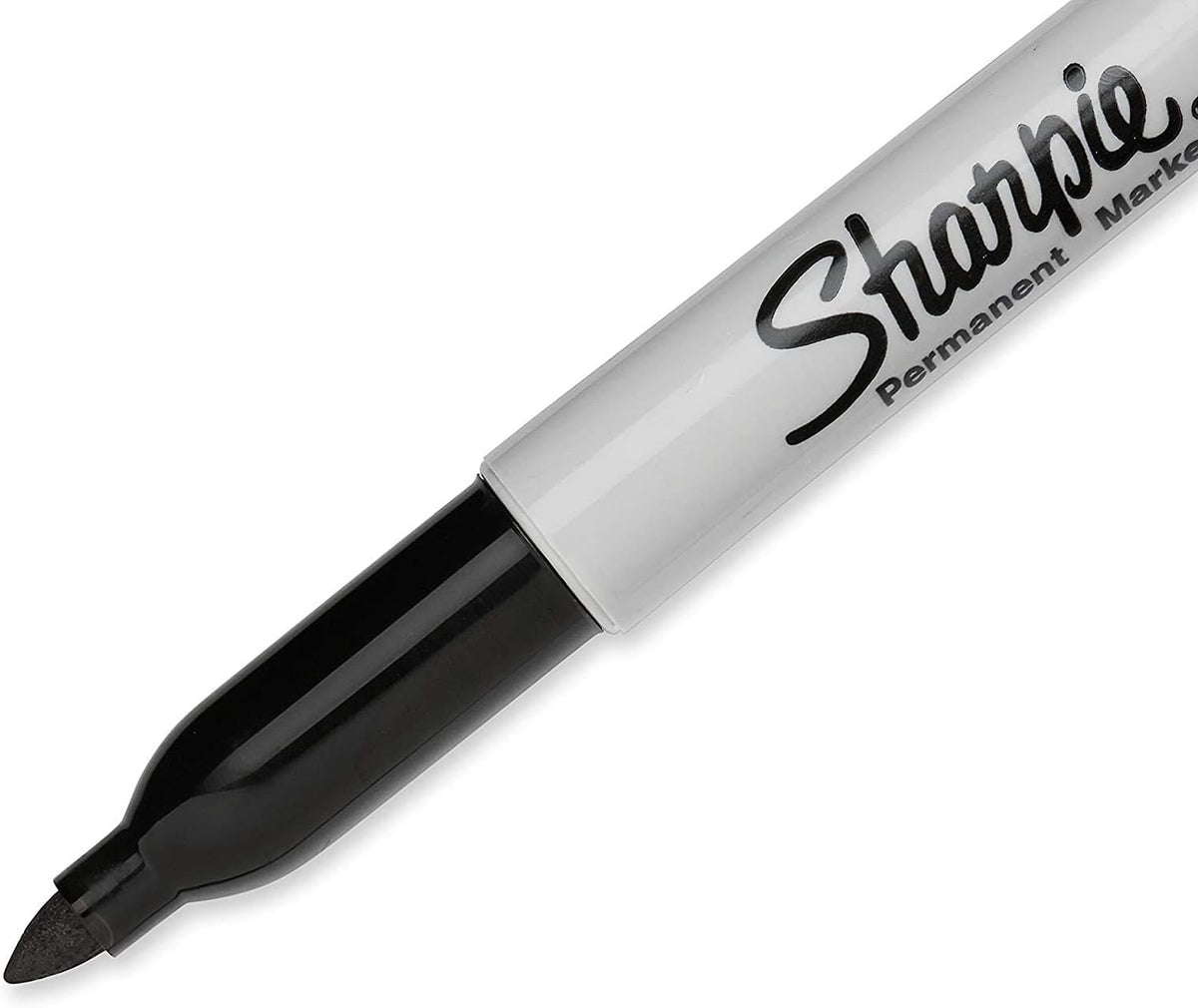 Sharpie permanent marker point detail close up