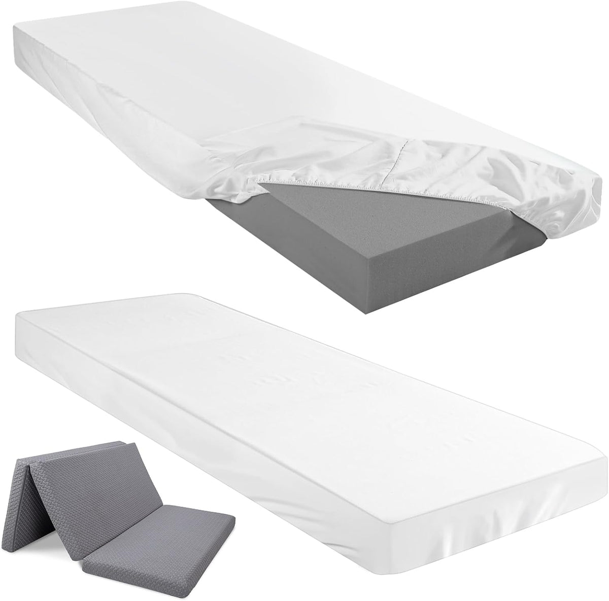 Breling breathable microfiber sheet lifestyle shot in an RV setting