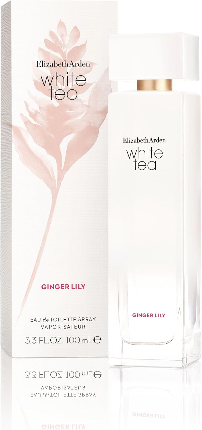 Luxury 100ml Elizabeth Arden White Tea fragrance bottle design