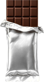 Foilman heat seal metallized chocolate bags front view