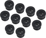 MECCANIXITY 10Pcs Snap Rubber Grommet Hole Plug Mount Dia 7.5mm ID 5mm H 9mm Seal Anti-Scratch for Electrical Box Cable Pipe Black - Image 12