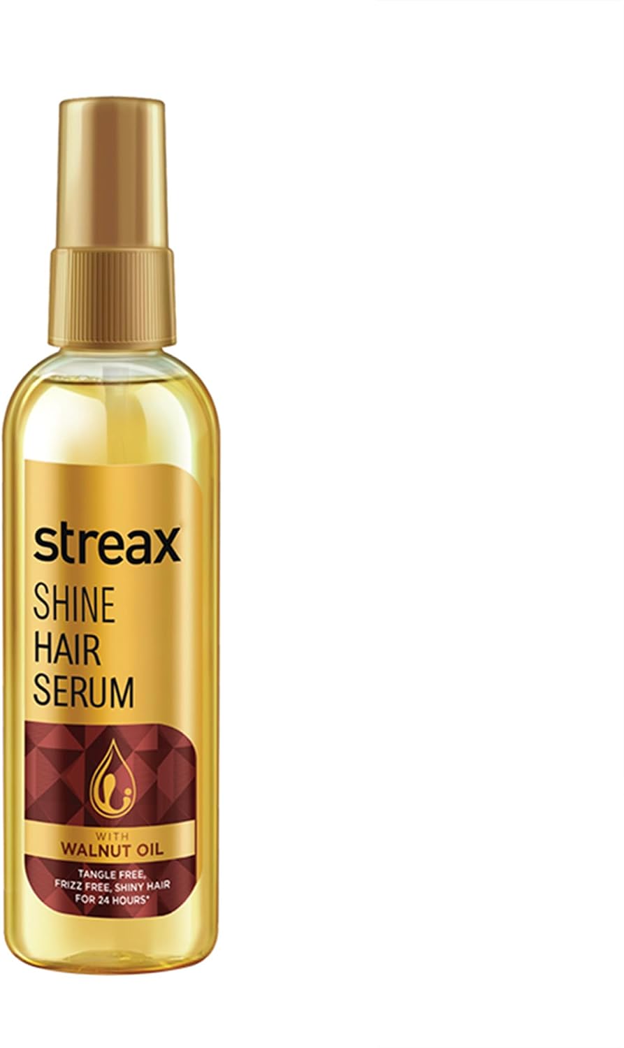 Streax hair serum with walnut oil front view bottle