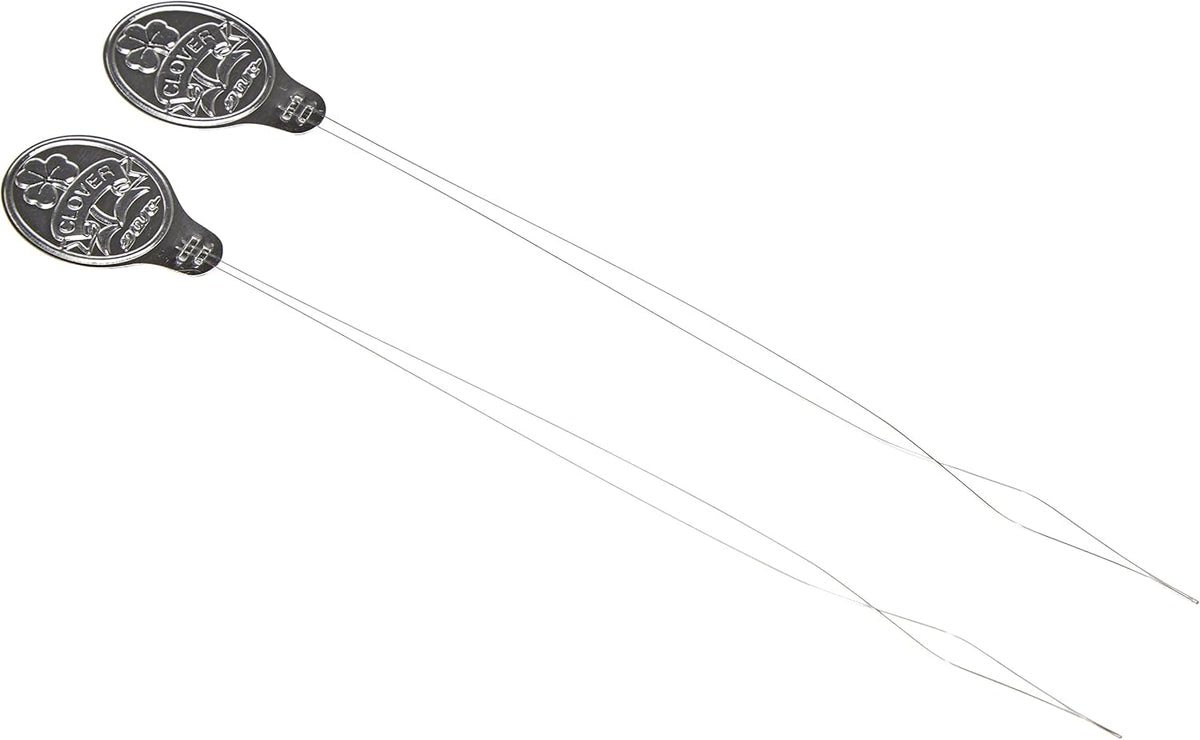 Clover embroidery stitching tool needle threader front view