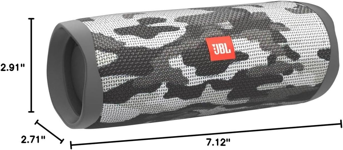 JBL Flip 5 Portable Waterproof Wireless Bluetooth Speaker - Black Camo - Image 7