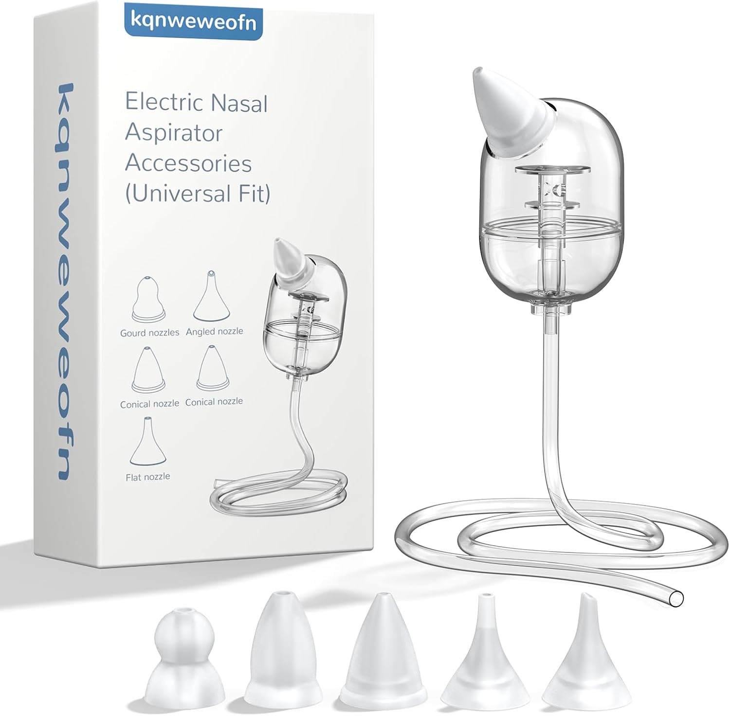 Kqnweweofn baby nasal aspirator replacement parts set with storage case